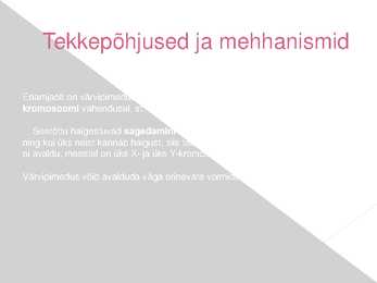 Värvipimedus ehk daltonism #5