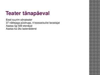 EESTI DRAAMATEATER #3