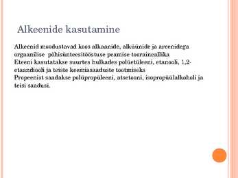 Alkeenid #9