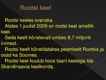 Rootsi keel #2