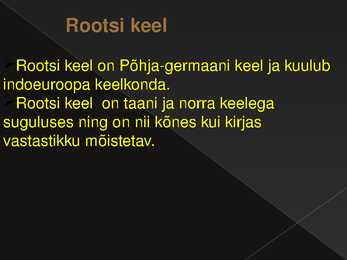 Rootsi keel #3
