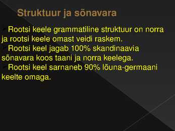 Rootsi keel #4