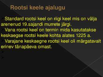 Rootsi keel #8