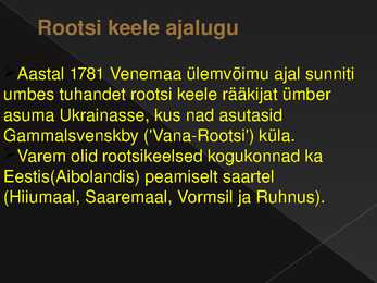 Rootsi keel #9