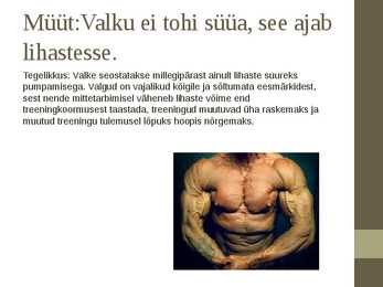 Müüdid toitumise kohta #18