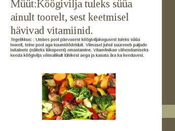 Müüdid toitumise kohta #19