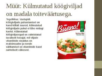 Müüdid toitumise kohta #3