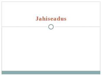 Jahiseadus
