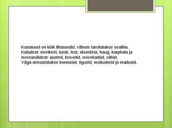 Prantsuse köök #4