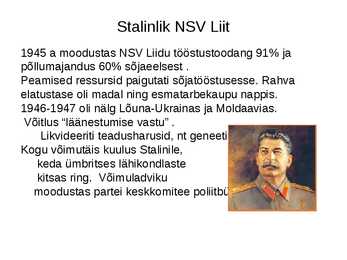 Kommunistlik maailmasüsteem #6