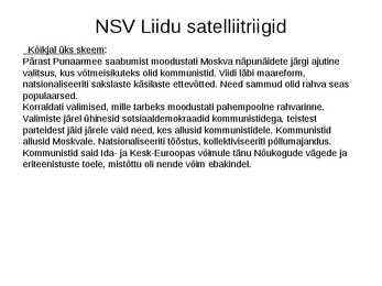 Kommunistlik maailmasüsteem #7