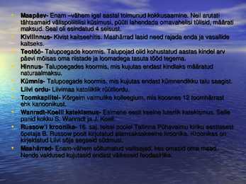 Talurahva olukord 13-16-sajandil #8