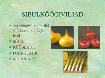 Köögiviljad #6