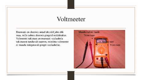 Mõõteriistad #3