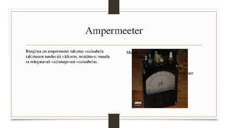 Mõõteriistad #5