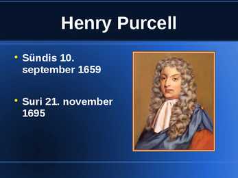 Powerpoint - Henry Purcell #2