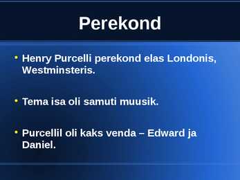Powerpoint - Henry Purcell #4