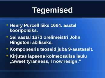 Powerpoint - Henry Purcell #5