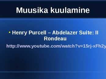 Powerpoint - Henry Purcell #8