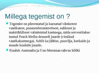 Melba kaste #3