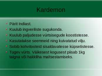 Vürtsid #7