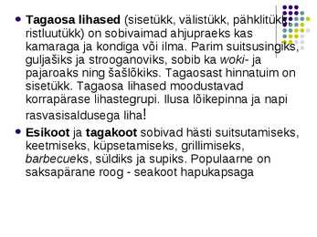 Liha ja liharoad #15