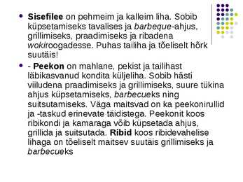 Liha ja liharoad #17
