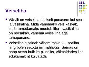 Liha ja liharoad #19