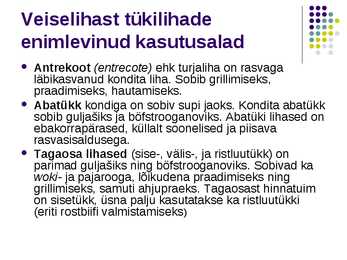 Liha ja liharoad #22