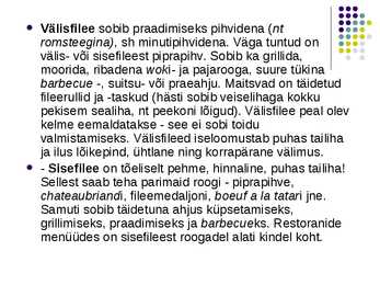 Liha ja liharoad #23
