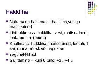 Liha ja liharoad #30