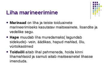 Liha ja liharoad #31