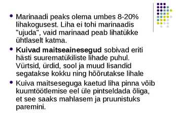 Liha ja liharoad #32