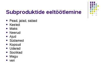 Liha ja liharoad #33