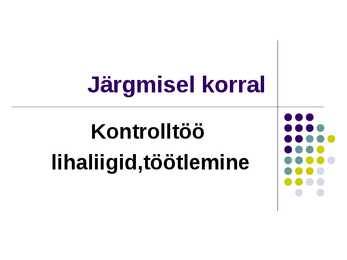 Liha ja liharoad #38