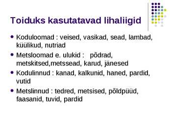 Liha ja liharoad #5