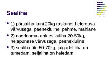 Liha ja liharoad #7