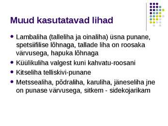Liha ja liharoad #8