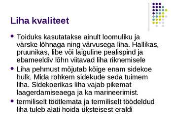 Liha ja liharoad #10