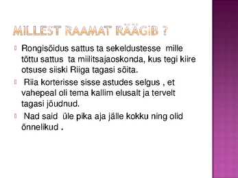 Ajaloo ilu Raamat #6