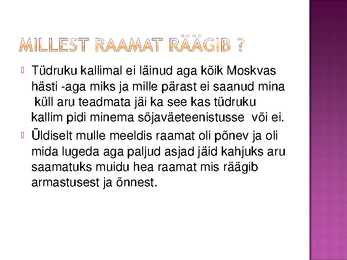 Ajaloo ilu Raamat #7