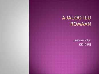 Ajaloo ilu Raamat