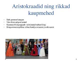 Keskaja linnakodanike riietus #3