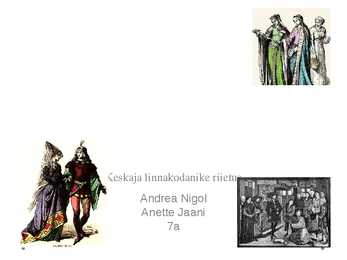 Keskaja linnakodanike riietus