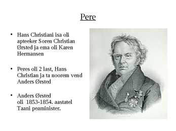 Hans Christian Oersted - Esitlus #3