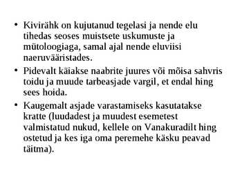 Rehepapi kokkuvõte #5