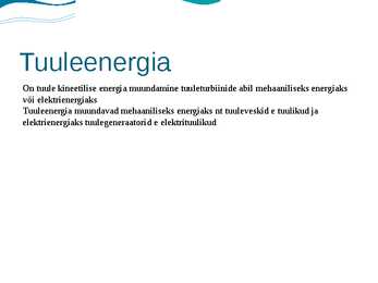 Tuuleenergia #2