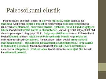 Paleosoikum #4