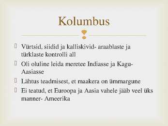CHRISTOPH KOLUMBUS #3