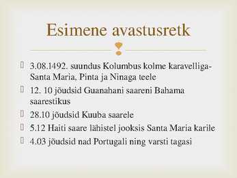 CHRISTOPH KOLUMBUS #4